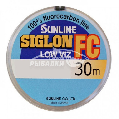 Флюорокарбон Sunline Siglon FC 30м, #0.3, 0.10мм