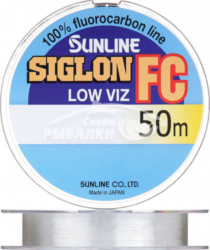 Флюорокарбон Sunline Siglon FC 50м, #1, 0.18мм