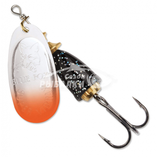 Блесна вращающаяся Blue Fox Vibrax Fluorescent №4 цвет RBF