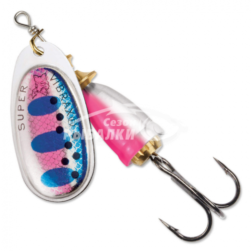 Блесна вращающаяся Blue Fox Vibrax Fluorescent №4 цвет RT