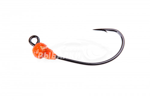 Вольфрамовая джиг-головка MG-3 №6, 0.8гр, цвет - оранжевый
