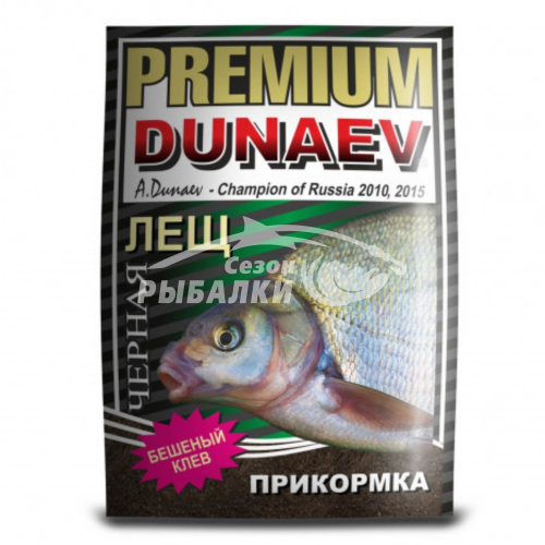 Прикормка Dunaev Premium Лещ Чёрная 1кг