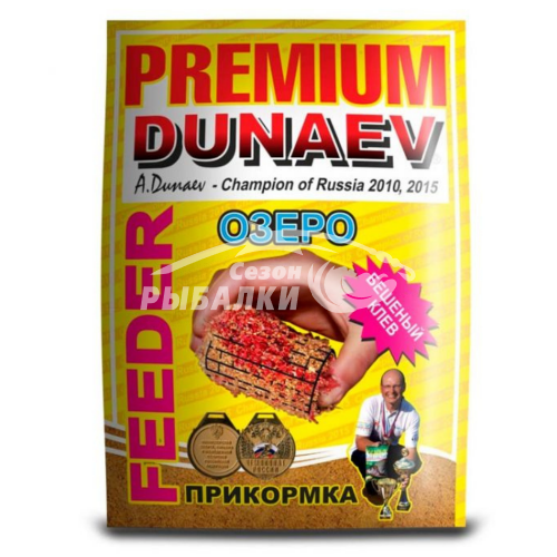Прикормка Dunaev Premium Фидер Озеро 1кг