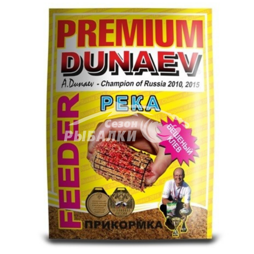 Прикормка Dunaev Premium Фидер Река 1кг