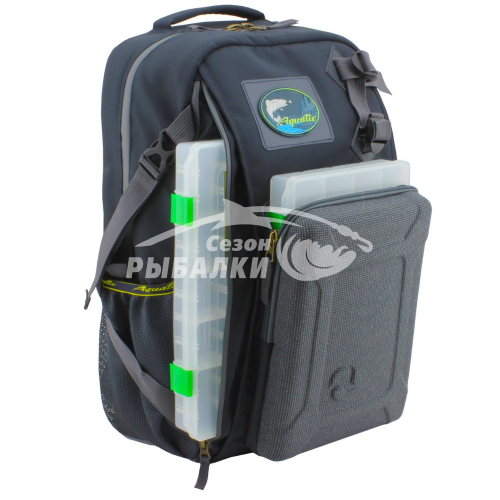 Рюкзак рыболовный Акватик РК-02 с коробками fisherbox цвет синий