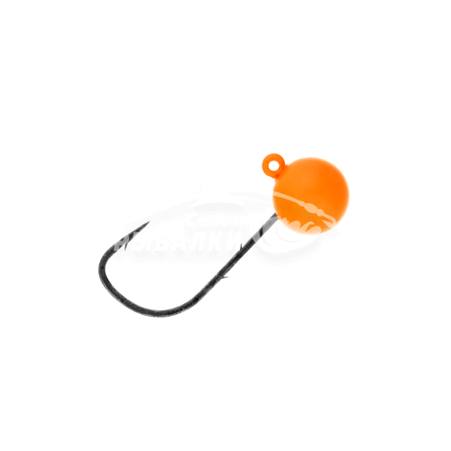 Вольфрамовая джиг головка GRFISH 3гр крючок №6 цвет оранжевый