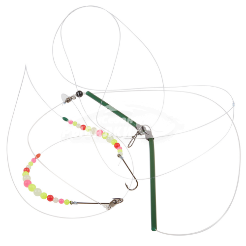 Оснастка для ловли камбалы 2 крючка Abberdin №1 леска 0.4мм