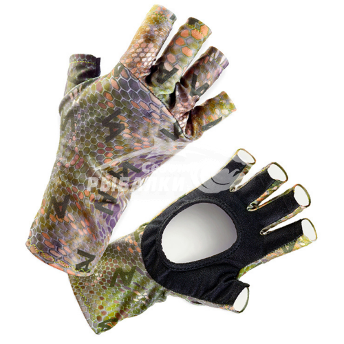 Солнцезащитные перчатки Veduta UV Gloves Reptile Skin Forest Camo L