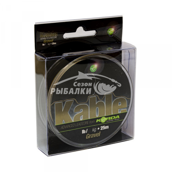 Лидкор KORDA Kable Leadcore Gravel 25м Gravel