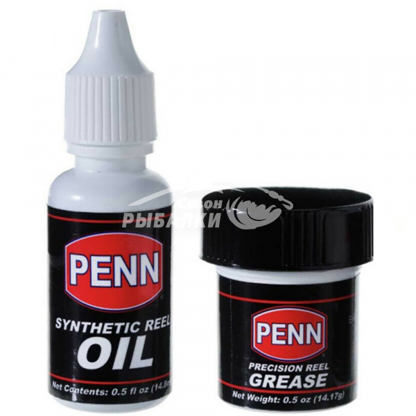 Смазка для катушек Penn  Angler Pack Oil (14.8мл) и Grease (14.17гр)