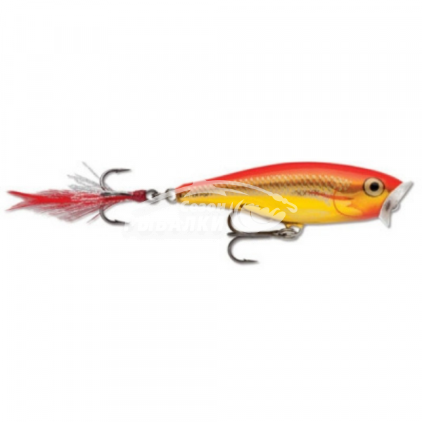 Воблер Rapala Skitter Pop 50мм 7гр цвет SGFR
