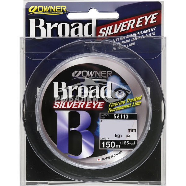 Леска Owner Broad Silver Eye 150м 0.16мм 2.7кг