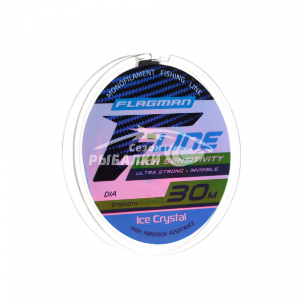 Леска Flagman F-Line Ice Crystal 30м 0.14мм