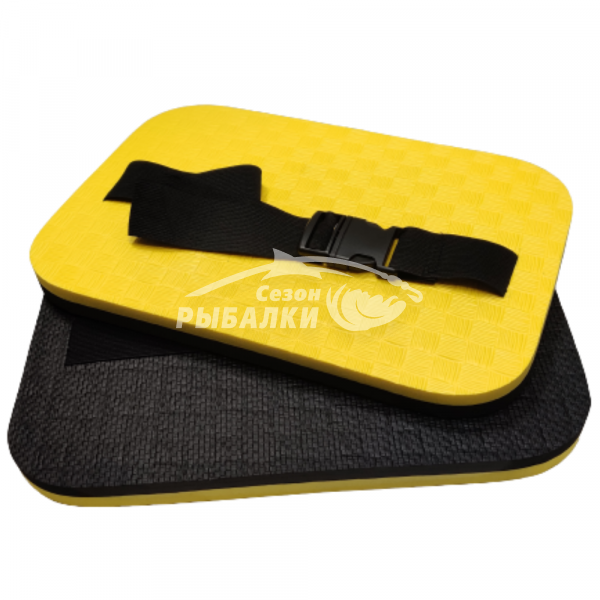 Сидение полиуретановое двухцветное 350х225х12.5мм