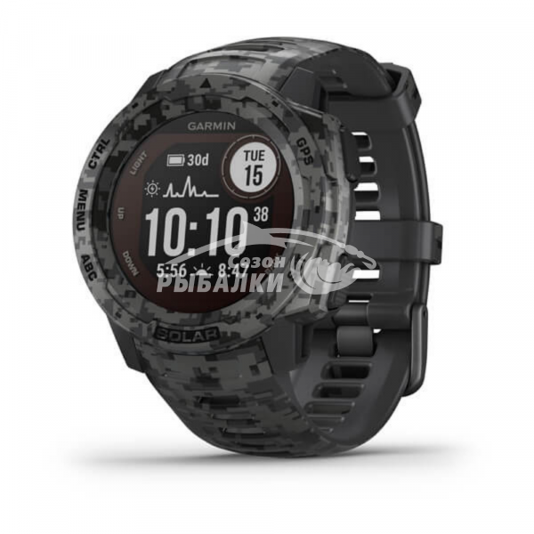 Туристические часы Garmin INSTINCT Solar Camo Graphite