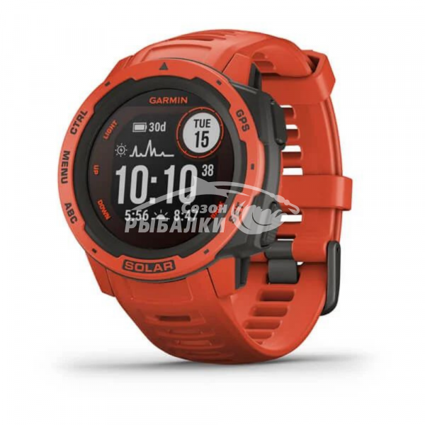 Туристические часы Garmin INSTINCT Solar Flame Red