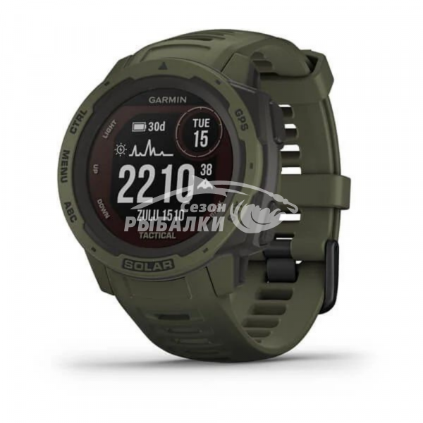 Туристические часы Garmin INSTINCT Solar Tactical Moss