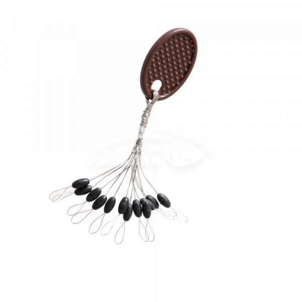 Стопор для лески Flagmn силиконовый черный L