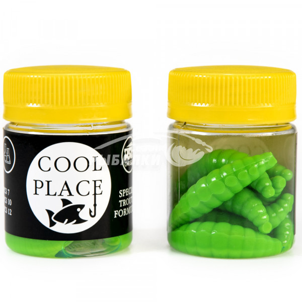 Силиконовая приманка Cool Place Maggot 4см сыр цвет 13