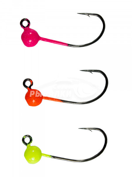 Набор свинцовых джиг головок Cool Place MG3#6 1.0 гр.