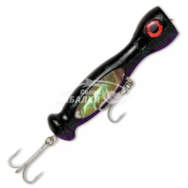 Поппер Морской Williamson 55.5гр 13.5см цвет - Black Purple
