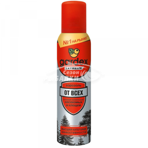 Аэрозоль Gardex Extreme от насекомых и клещей 150 мл