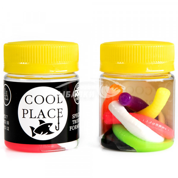 Силиконовая приманка Cool place Bomber 4см сыр, Mix-4