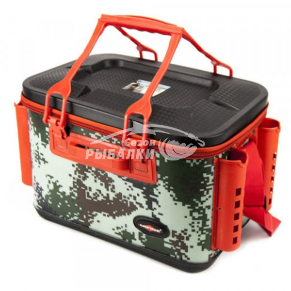 Сумка-кан Mifine большая c ручками 4 держателя удилищ 47х29х28см