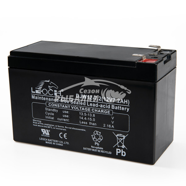 Аккумуляторная батарея Leoch12В/7.2Ач