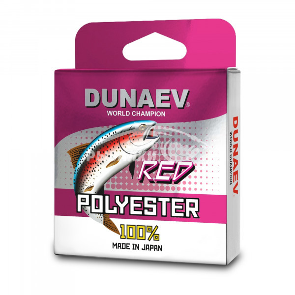 Леска Dunaev Polyester Красная 100м 0.165мм