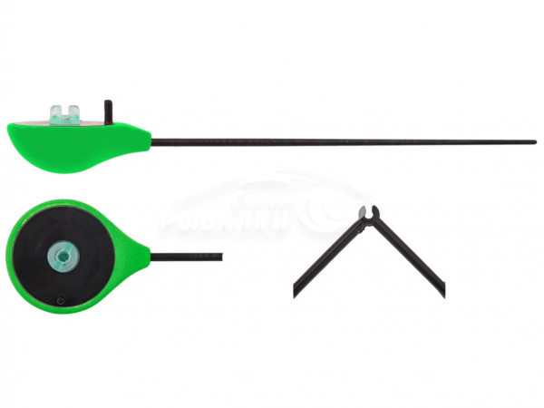 Удочка зимняя балалайка Salmo HANDY ICE ROD 24см, зелёная