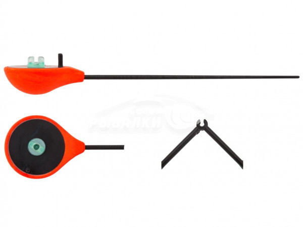 Удочка зимняя балалайка Salmo HANDY ICE ROD 24см, красная