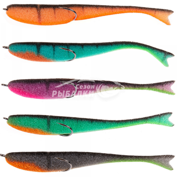 Поролоновая рыбка Jig It 12.5см цвет MIX3