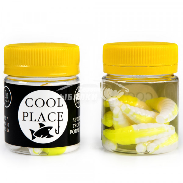 Cool Place Maggot 4см сыр цвет 08