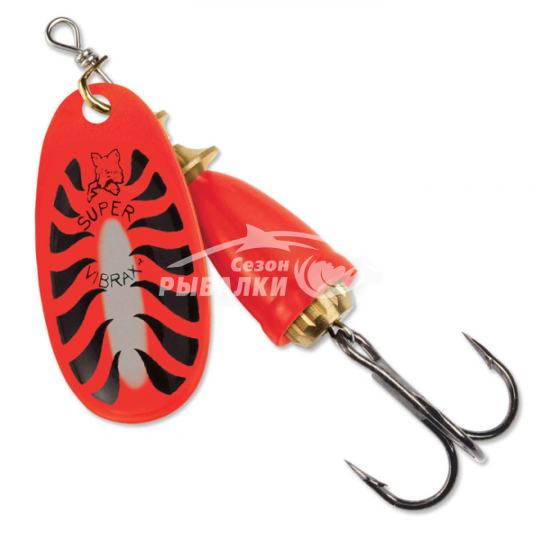 Блесна вращающаяся Blue Fox Vibrax Fluorescent №6 цвет OCW