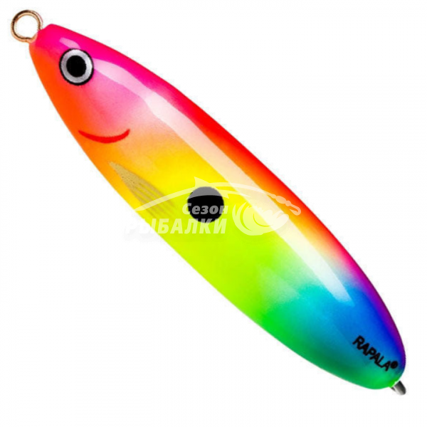 Колеблющаяся блесна-незацепляйка Rapala Minnow Spoon 10см, цвет ELJ