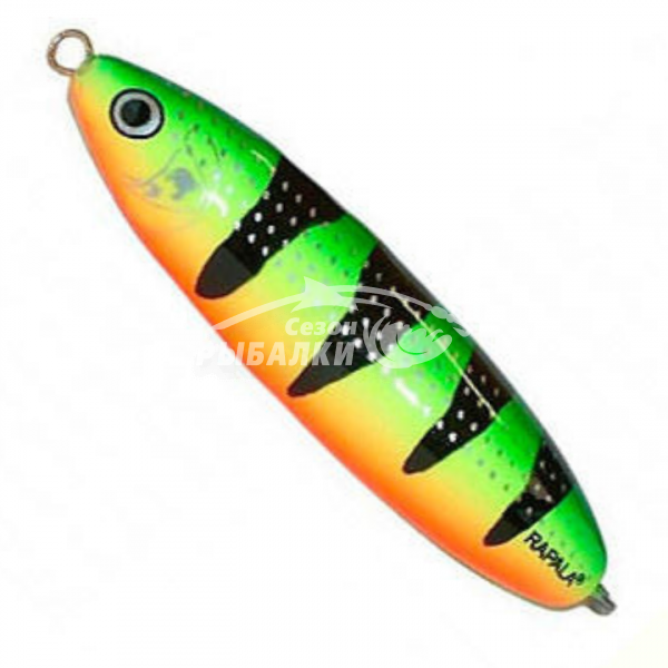 Колеблющаяся блесна-незацепляйка Rapala Minnow Spoon 10см, цвет FT