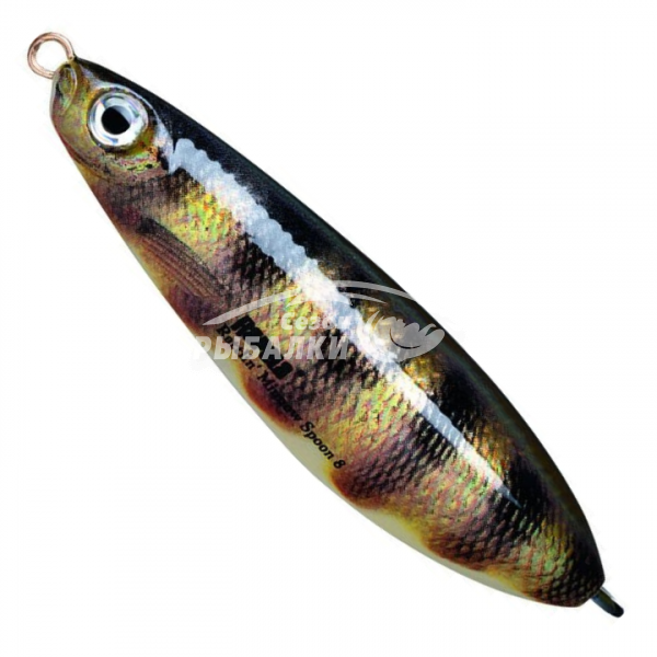 Колеблющаяся блесна-незацепляйка Rapala Rattlin Minnow Spoon 8см, цвет PEL