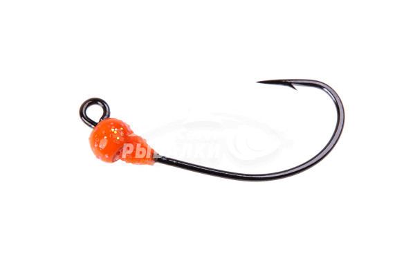 Вольфрамовая джиг-головка MG-3 №6, 0.8гр, цвет - оранжевый