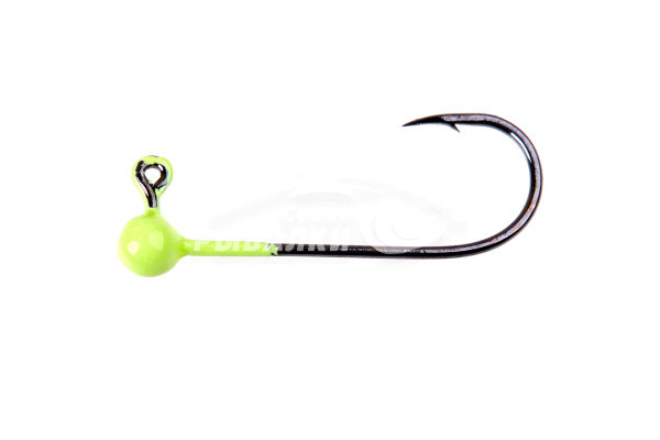 Джиг-головка шар 0.3гр крючок №6 цвет - glow