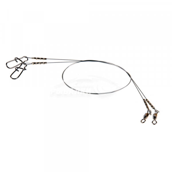 Поводок WIN SOFT MIRROR никель-титан мягкий 7.5см 4кг  зеркало