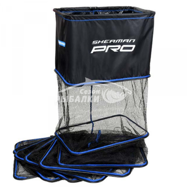 Садок Flagman Sherman Pro 60x50см Rubber mesh 4.0м наружный каркас