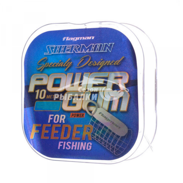 Амортизатор для фидера Flagman Feeder Gum Sherman 10м d1.0мм