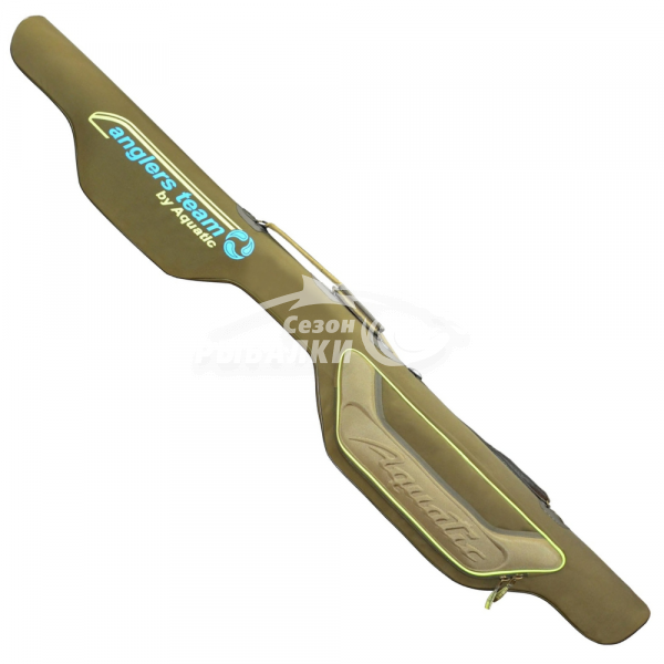 Чехол для фидерных удилищ Акватик Ч-37 жёсткий 198см цвет хаки