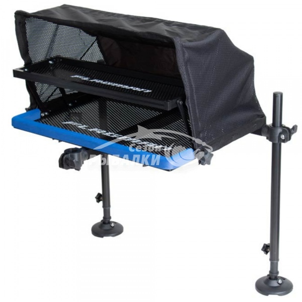 Стол Flagman с тентом с креплением на платформу Armadale 2 полки 52,5х40/49х16см 2 ноги d 25,36мм