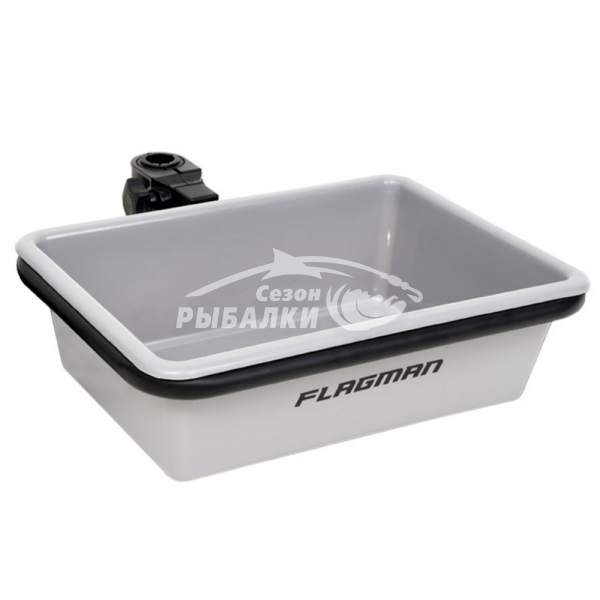 Емкость Flagman для прикормки с креплением на платформу 33,5х26,5см d25,30мм