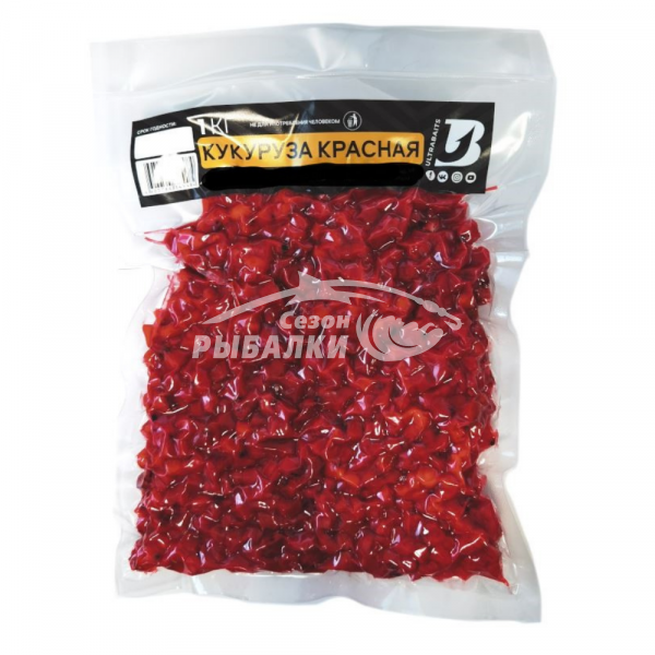 Зерновая смесь Ultrabaits кукуруза красная 1кг