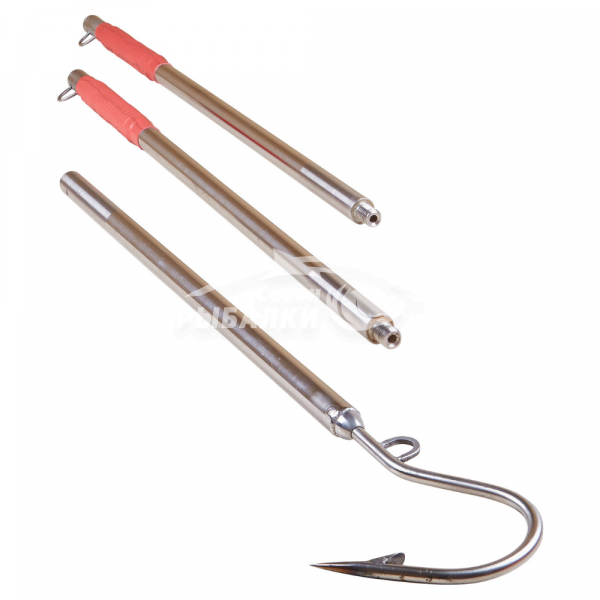 Багор трёхчастный ручной работы нержавеющая сталь