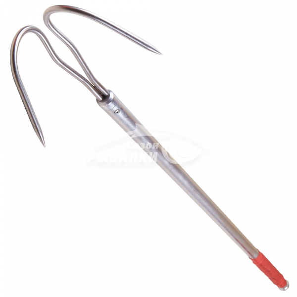 Багор с двойным крючком ручной работы нержавеющая сталь