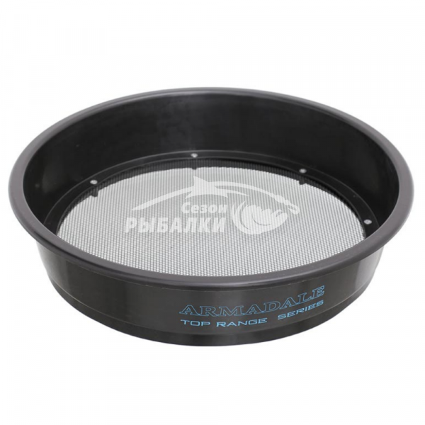 Сито для прикормки Flagman Armadale пластик d38см mesh 3мм ведро 25л